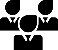 Businessmen Group Outline Icon Svg Set, Free Vectors File